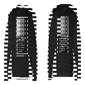 Kenko 写真用語「ラチチュード」［前面デザイン］ 長袖Tシャツ - Kawaiitshirt