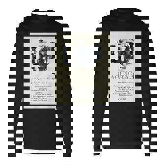 Kenko 水中カメラハウジングaquatica アクアティカ 前面プリント 80年代復刻 長袖Tシャツ - Kawaiitshirt