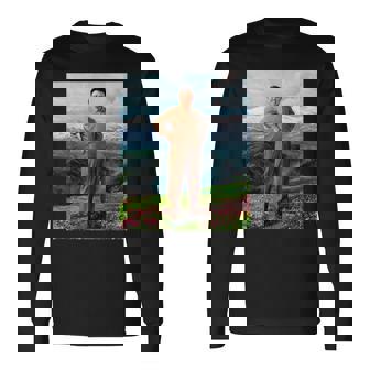 Kim Jong Il Kim Jong Un Humour North Korea 長袖Tシャツ - Kawaiitshirt