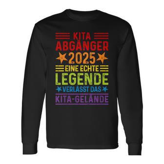 Kinder Kita Abgänger 2025 Eine Legendeerlässt Das Kita Gelände Langarmshirts - Geschenkecke