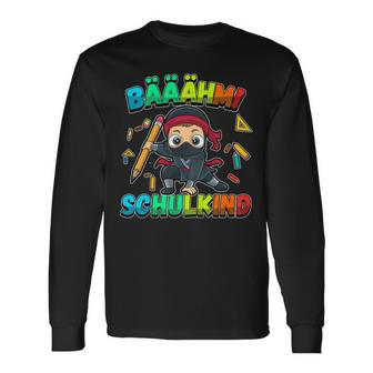 Kinder Ninja Einschulungchule 1 Klasse BääähmChulkind Langarmshirts - Geschenkecke