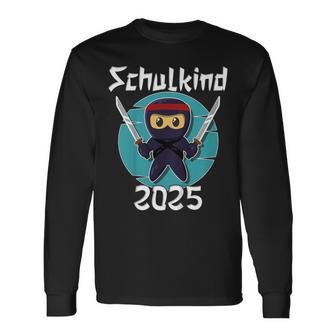 Kinder Ninjachulkind 2025 Ninja Einschulung Langarmshirts - Geschenkecke
