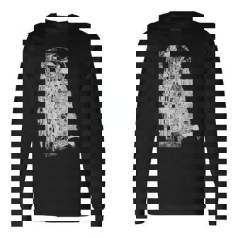 The Kiss グスタフ・クリムト クラシック アールヌーボー グラフィック Freedom 長袖Tシャツ - Kawaiitshirt