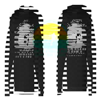 Kiteurfing Dad Amateur De Kitesurf Pour Père Kitesurfer T-shirt à manches longues - Cadeauxyz