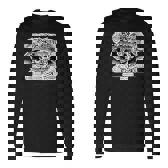 La Calavera カトリーナ ホセ・グアダルーペ・ポサダ作 長袖Tシャツ - Kawaiitshirt