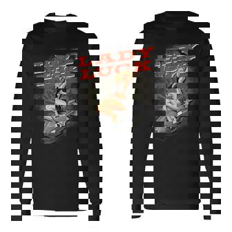 Lady Luckuper Nice Bomber ノーズアートtシャツ 長袖Tシャツ - Kawaiitshirt