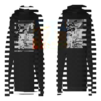 Lady Yelling At Cat Meme 長袖Tシャツ - Kawaiitshirt