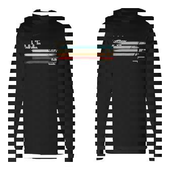 Lake Tahoe カリフォルニア ウィンドサーフィン レトロ レース ウィンドサーファー 長袖Tシャツ - Kawaiitshirt