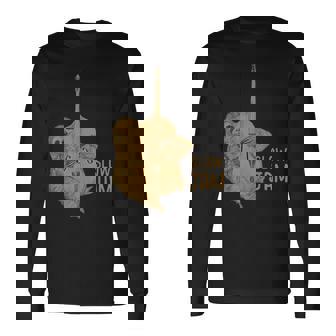 Lazy メンズ レディース ナマケモノ ギフト 長袖Tシャツ - Kawaiitshirt