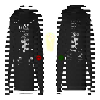 Le Kebab M'appelle Idée Cadeau Chawarma Sandwich Turc Drôle T-shirt à manches longues - Cadeauxyz