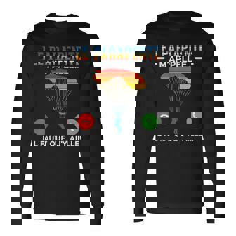 Le Parapente M'appelle Parachutisme Cadeau Parachutiste T-shirt à manches longues - Cadeauxyz