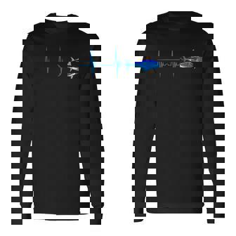 Le Tuna Rouge ハートビート 深海魚 長袖Tシャツ - Kawaiitshirt