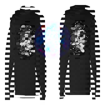 Leoyage Galactique De L'astronaute À La Découverte De Nouveaux Mondes Enfants T-shirt à manches longues - Cadeauxyz