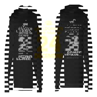 Les Légendes Sont Nées Le 24 Décembre T-shirt à manches longues - Cadeauxyz
