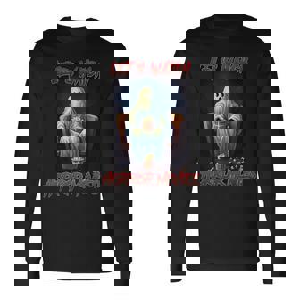 Let's Watch ホラー映画 おもしろハロウィンホラー映画 長袖Tシャツ - Kawaiitshirt