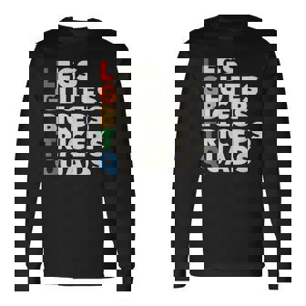 Lgbtq ラッツ 大臀筋 上腕二頭筋 上腕三頭筋 大腿四頭筋 ジム リフティングウェイト 長袖Tシャツ - Kawaiitshirt