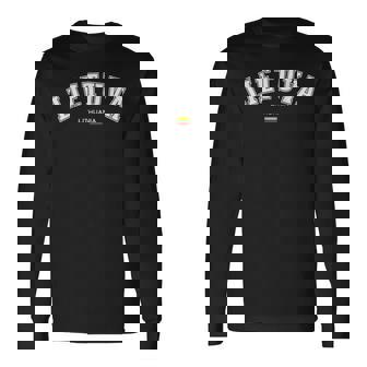 Lietuva リトアニア リトアニア 国旗 愛国的 長袖Tシャツ - Kawaiitshirt