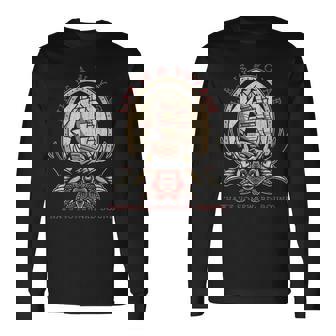 Life Is Aoyage オールドスクール セーリング船 タトゥーデザイン 長袖Tシャツ - Kawaiitshirt