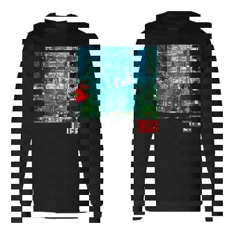 Life Picture Collection トラベル1 Evening ／ New York 長袖Tシャツ - Kawaiitshirt