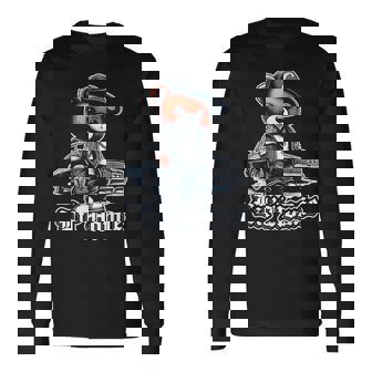 Lil Homie Lowrider かわいいテディベア ヒップホップ ローライダー チカーノ 長袖Tシャツ - Kawaiitshirt