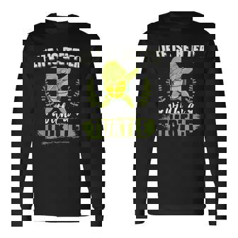 Linda Tortuga Camisa Tortuga Gráfico Camiseta de manga larga - Regaloses