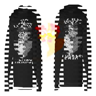 Los Hermanos De Pollo In Mangas Camiseta de manga larga - Regaloses