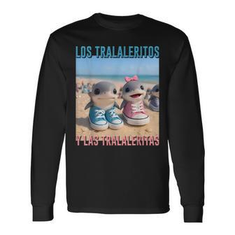 Los Tralaleritos Y Las Tralaleritas Italian Brainrot Monster Long Sleeve T-Shirt - Thegiftio UK