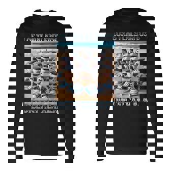 Los Traleritos Dicen Tralala イタリアンブレインロットミーム 長袖Tシャツ - Kawaiitshirt