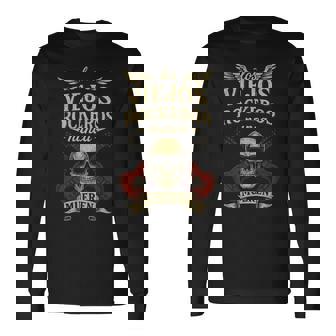 Losiejos Rockeros Nunca Mueren Calavera Guitarras Rock Manga Larga Camiseta de manga larga - Regaloses