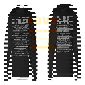 Love Completely Unexplainable Notices Everything But Won’T Say It Name Long Sleeve T-Shirt | Seseable CA
