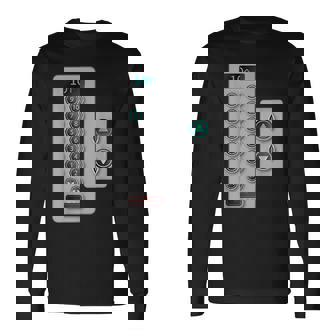 I Love Elevator ギフト かわいいエレベーターボタン メカニッククロージャー 長袖Tシャツ - Kawaiitshirt