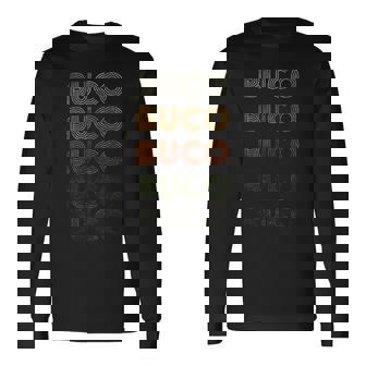 Love Heart Buco グランジ ビンテージスタイル ブラック Buco 長袖Tシャツ - Kawaiitshirt