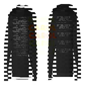 Love Heart Carol グランジヴィンテージスタイル ブラックキャロル 長袖Tシャツ - Kawaiitshirt