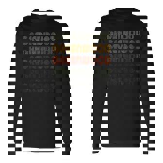 Love Heart Greenwood グランジ ヴィンテージ ブラック グリーンウッド 長袖Tシャツ - Kawaiitshirt