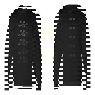 Love Heart JJ グランジ ビンテージスタイル ブラック JJ 長袖Tシャツ - Kawaiitshirt