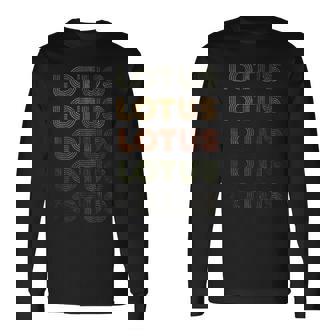 Love Heart Lotus グランジ ビンテージスタイル ブラックロータス 長袖Tシャツ - Kawaiitshirt