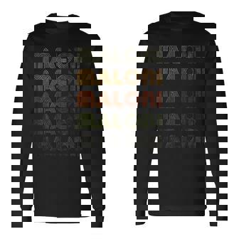 Love Heart Maloni グランジ ビンテージスタイル ブラック マローニ 長袖Tシャツ - Kawaiitshirt