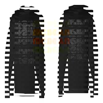 Love Heart Mcbean グランジ ビンテージスタイル ブラック マクビーン 長袖Tシャツ - Kawaiitshirt