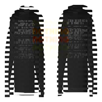 Love Heart Nothing グランジ ビンテージスタイル ブラック Nothing 長袖Tシャツ - Kawaiitshirt