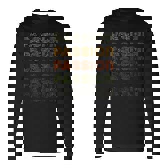 Love Heart Passion グランジ ビンテージスタイル ブラック パッション 長袖Tシャツ - Kawaiitshirt