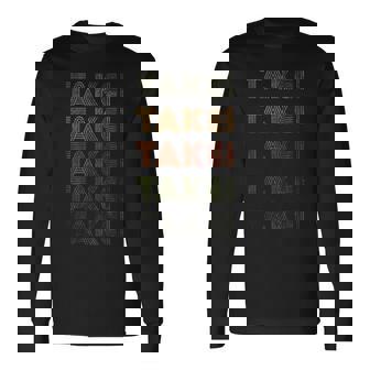 Love Heart Takei グランジ ヴィンテージスタイル ブラック 武井 長袖Tシャツ - Kawaiitshirt