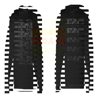 Love Heart Zidane グランジ ビンテージスタイル ブラック ジダン 長袖Tシャツ - Kawaiitshirt