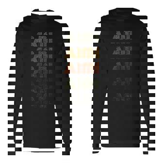 Love Heart あいみ グランジ ビンテージスタイル ブラック あいみ 長袖Tシャツ - Kawaiitshirt