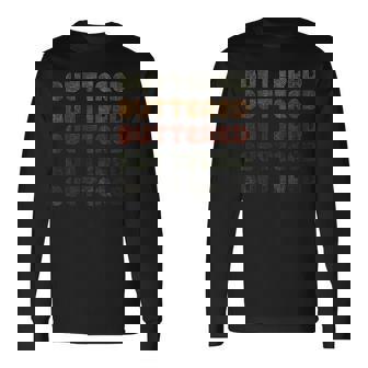 Love Heart バターtシャツ グランジ ビンテージスタイル ブラック バター入り 長袖Tシャツ - Kawaiitshirt