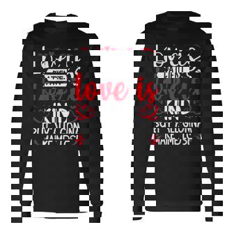 Love Is Patient But Y'all Make Me Lose My Mind Faith 長袖Tシャツ - Kawaiitshirt