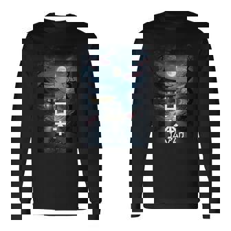 I Love Japan Culture Enjoy Cool Japan Landmarks Doodles 長袖Tシャツ - Kawaiitshirt