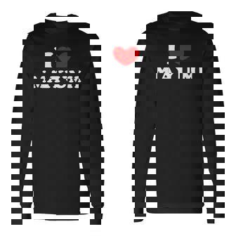 I Love Mayumi 私は愛する Mayumi 長袖Tシャツ - Kawaiitshirt