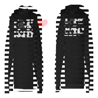 I Love My Kaho カホ大好き 長袖Tシャツ - Kawaiitshirt