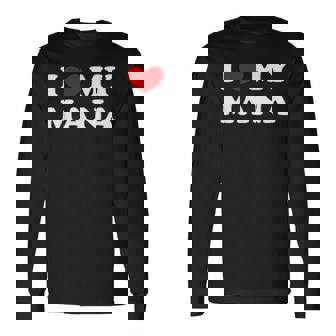 I Love My Mana アイ・ラブ・マイ・マナ 長袖Tシャツ - Kawaiitshirt