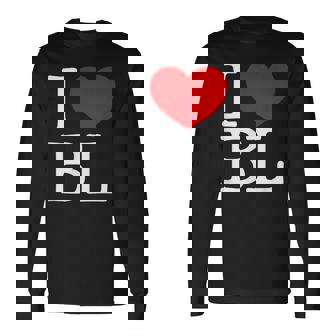 I Love ハート Bl 長袖Tシャツ - Kawaiitshirt